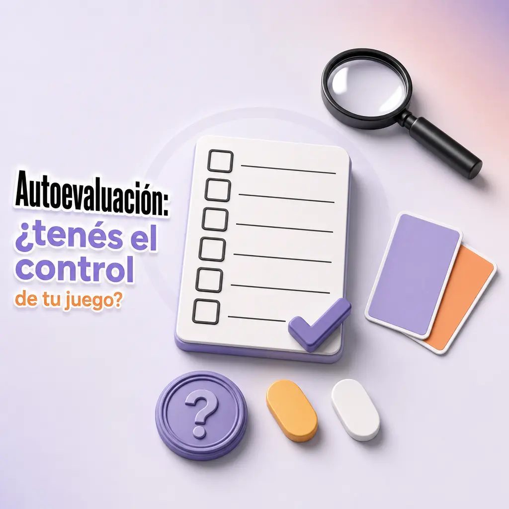 Autoevaluación para detectar si tenés el control del juego o necesitás activar límites y herramientas de juego responsable en 22Bet.
