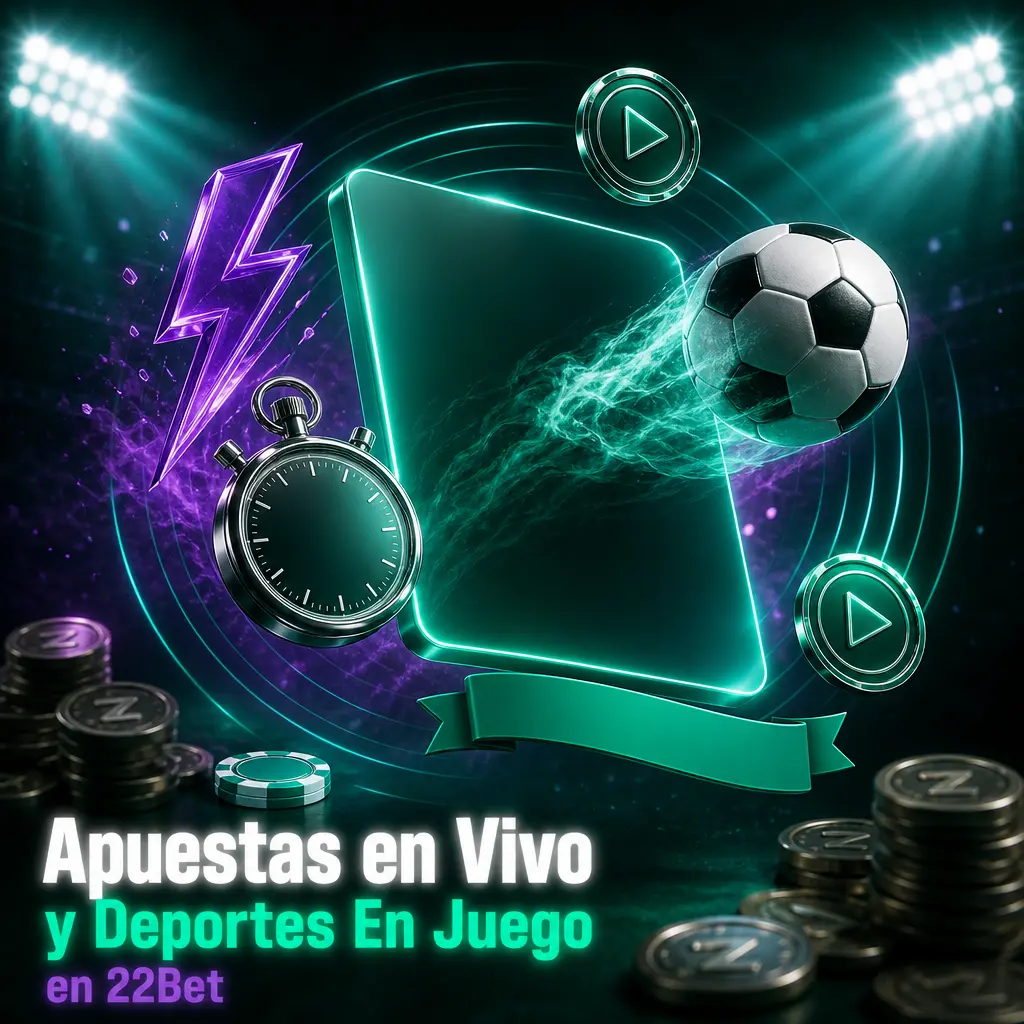 Apuestas en vivo en 22Bet: cuotas en tiempo real, estadísticas del partido y transmisión en directo para cuentas activas.
