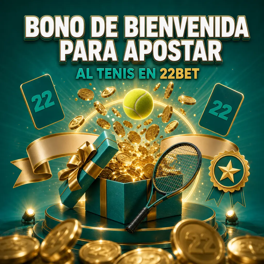Bono de bienvenida de 22Bet: 100% hasta 111000 ARS en tu primer depósito para apostar al tenis y otros deportes.