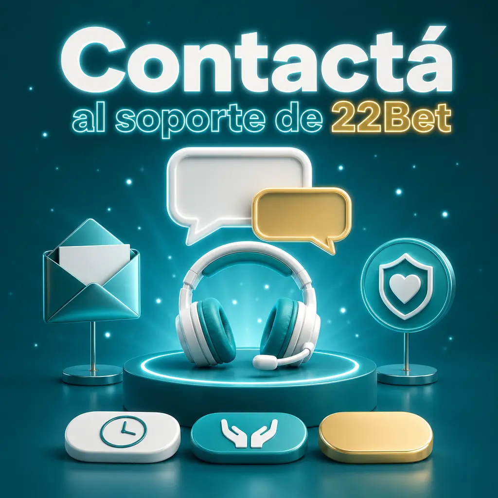 Equipo de soporte de 22Bet disponible 24 horas por chat en vivo o email para consultas sobre juego responsable