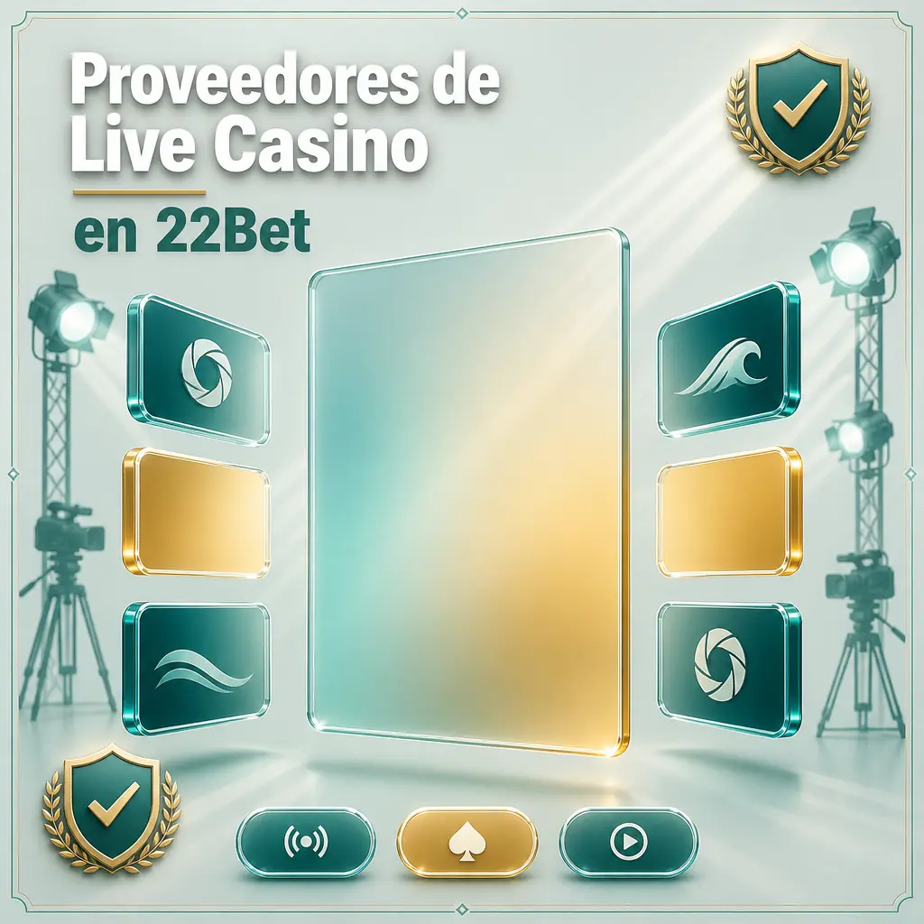 Proveedores de casino en vivo en 22Bet: Evolution, Ezugi, Vivo Gaming, Lucky Streak, Betgames.tv, Atmosfera y TVBET