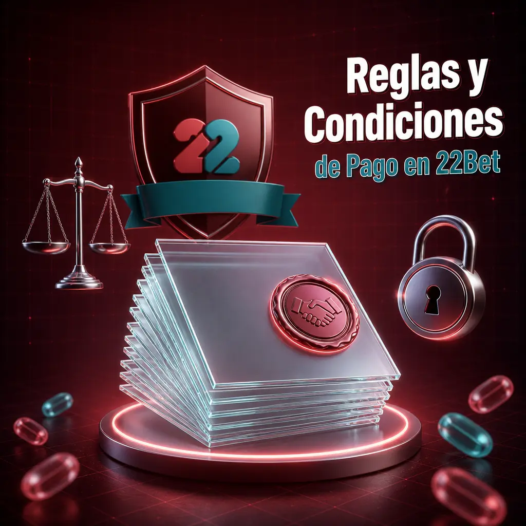 Reglas y condiciones de pago en 22Bet: métodos de retiro, límites por transacción y control antifraude en la cuenta