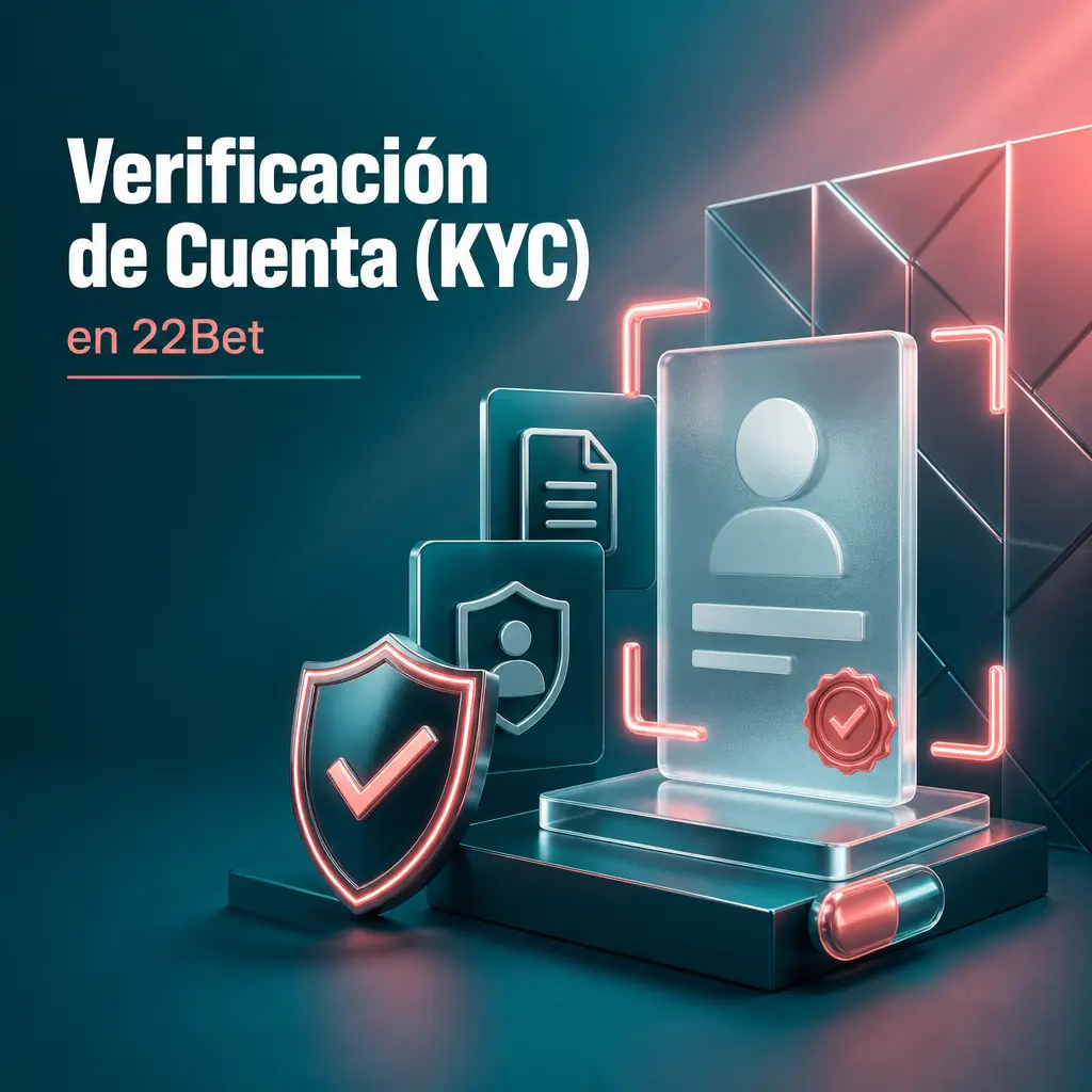 Verificación de cuenta KYC en 22Bet: DNI y comprobante de domicilio para validar retiros de forma segura